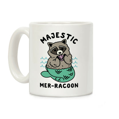 Majestic Mer-Raccoon Coffee Mug