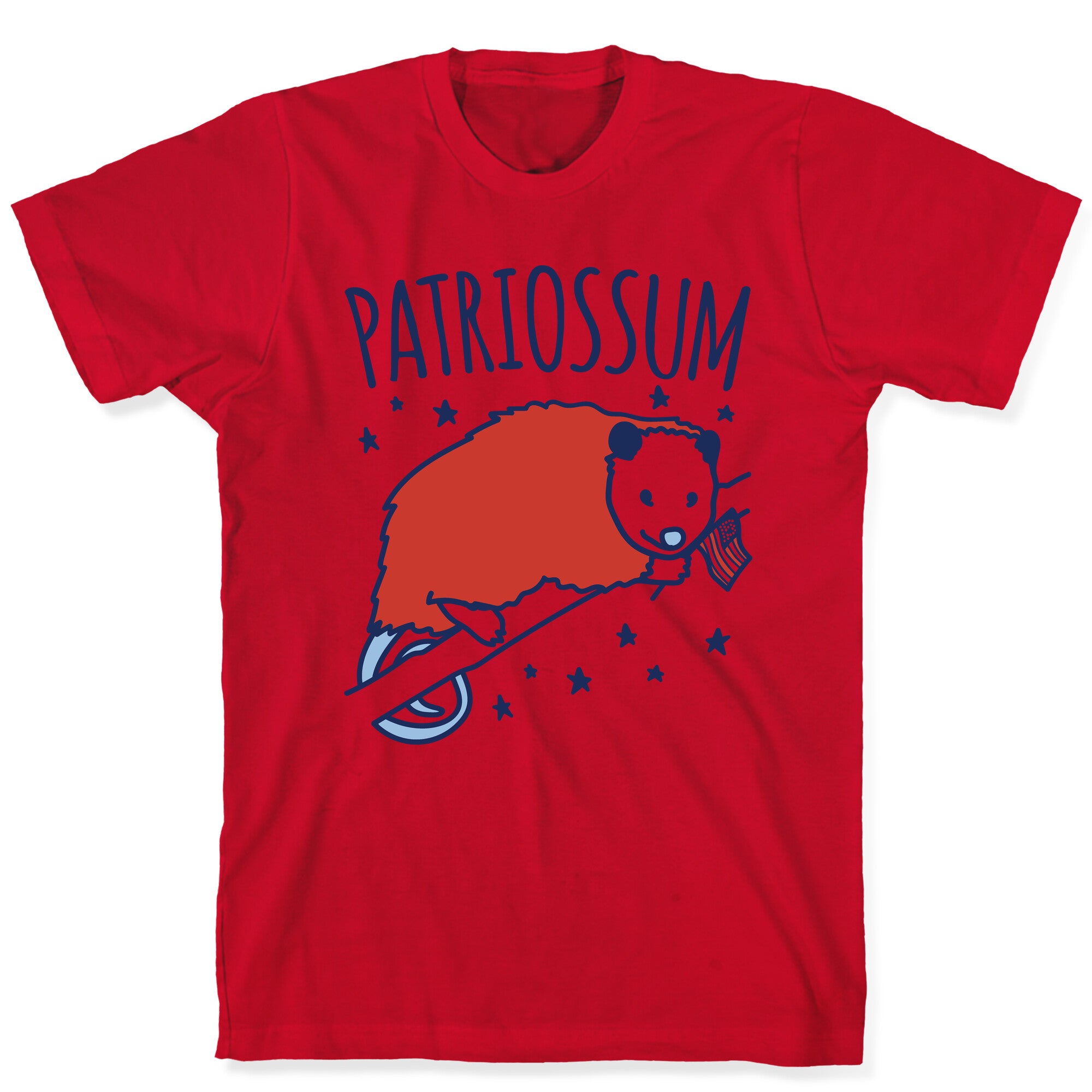 Patriossum Patriotic Opossum Parody  T-Shirt