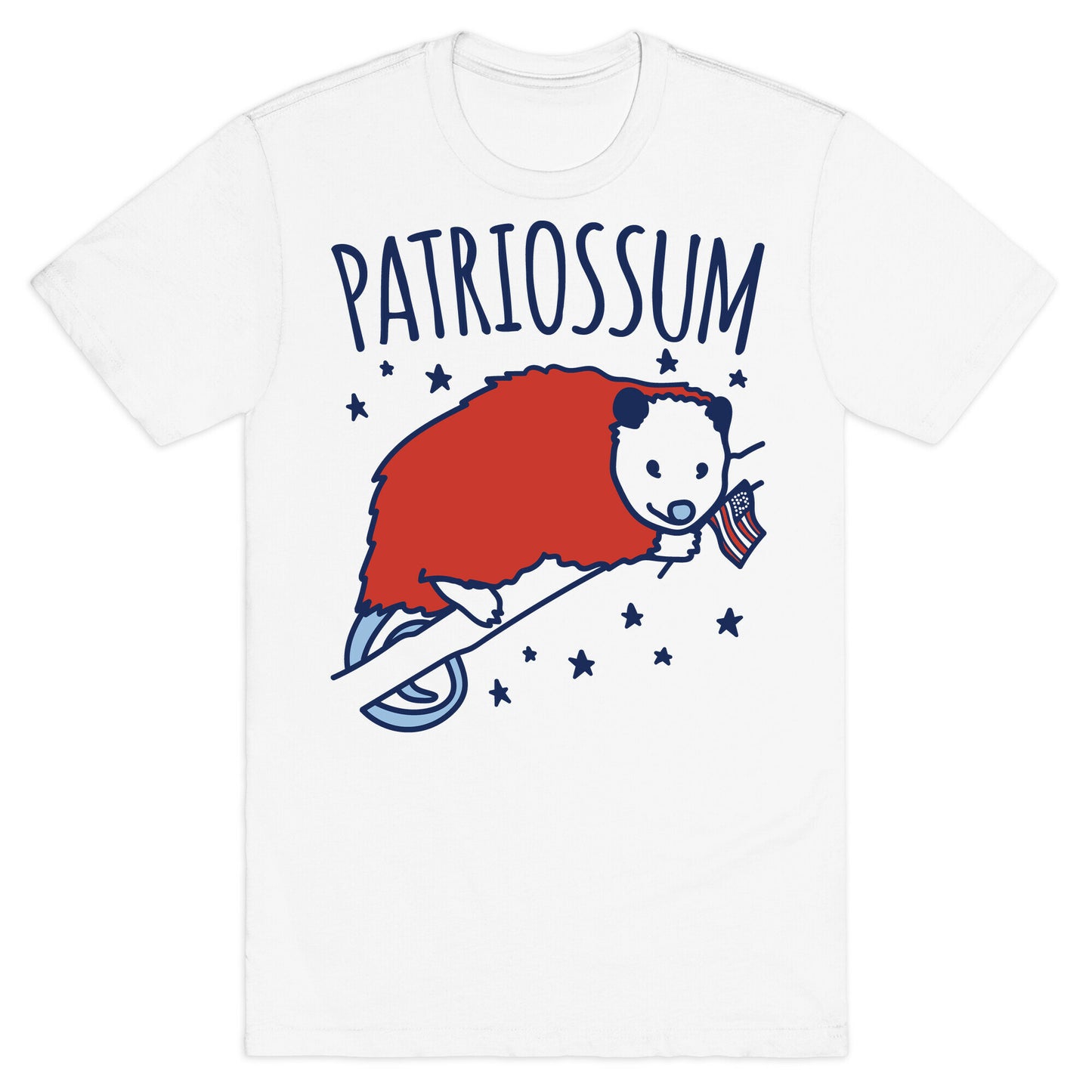 Patriossum Patriotic Opossum Parody  T-Shirt