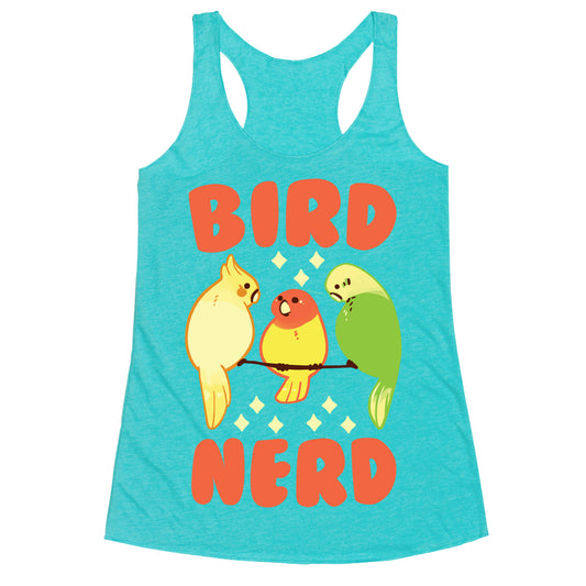 Bird Nerd Racerback Tank