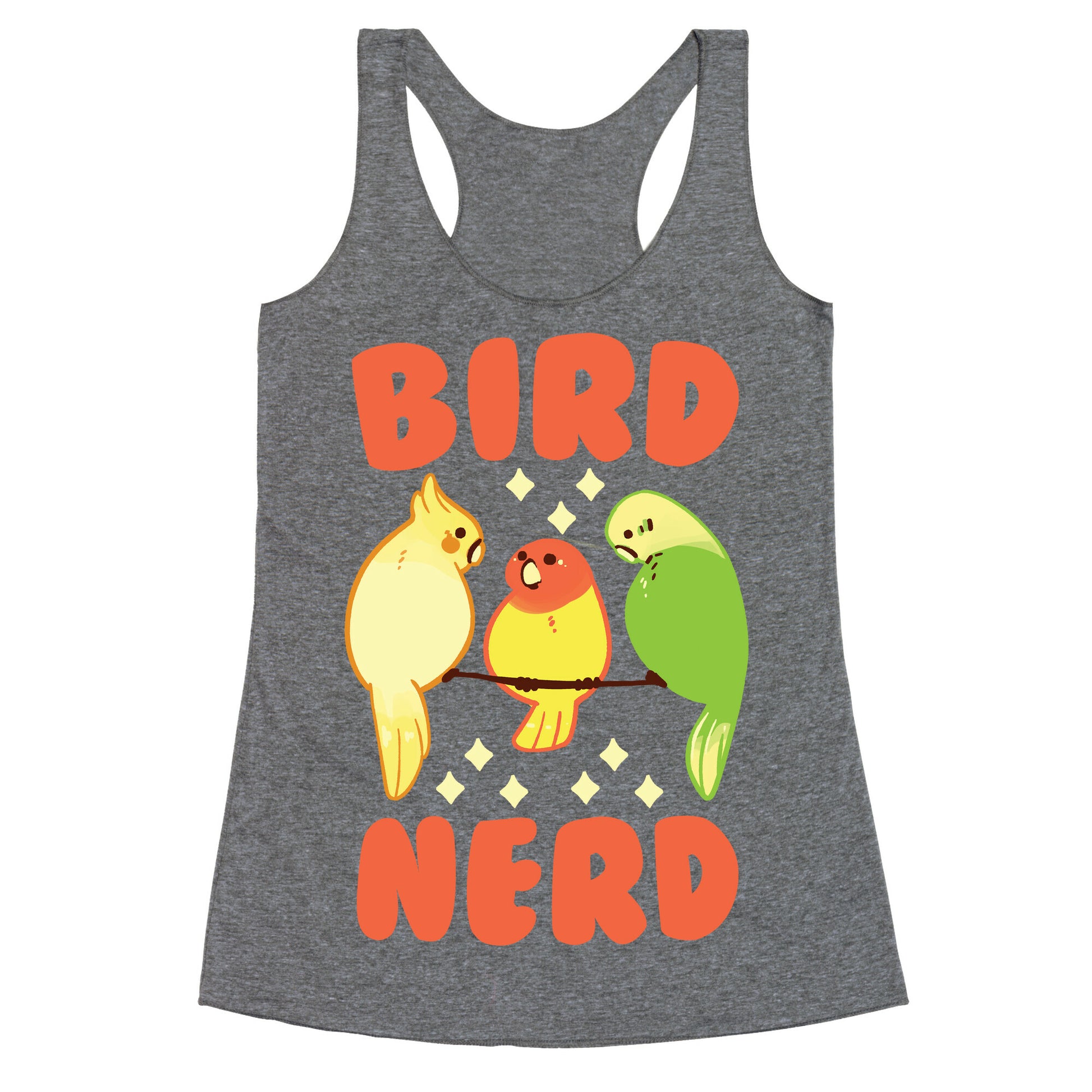 Bird Nerd Racerback Tank