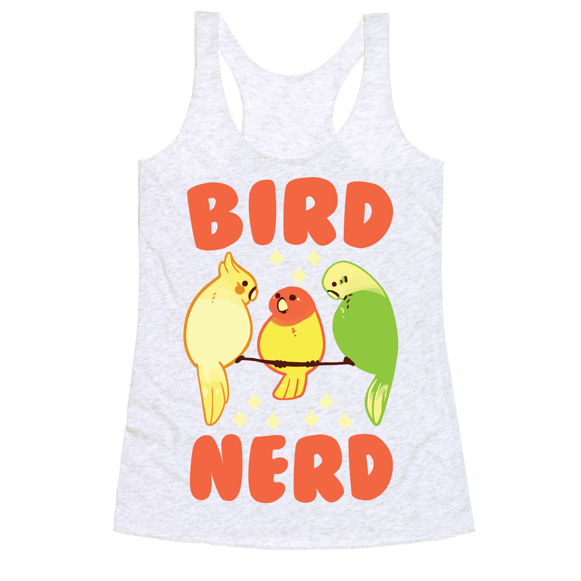 Bird Nerd Racerback Tank