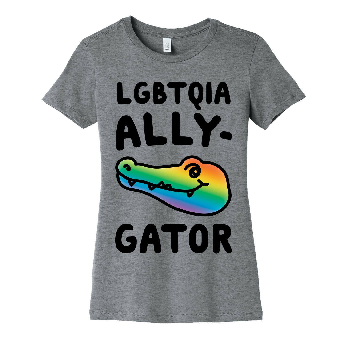 LGBTQIA Ally-Gator  Women's Cotton Tee