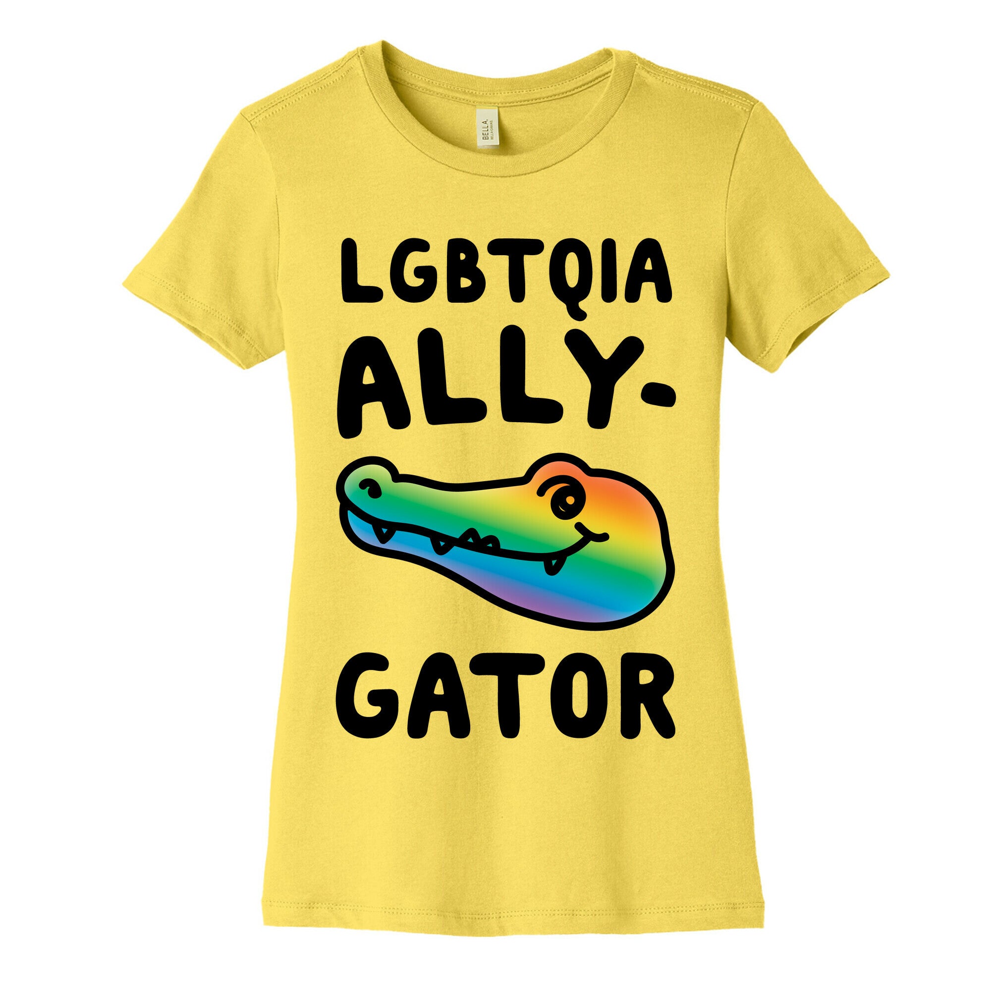 LGBTQIA Ally-Gator  Women's Cotton Tee