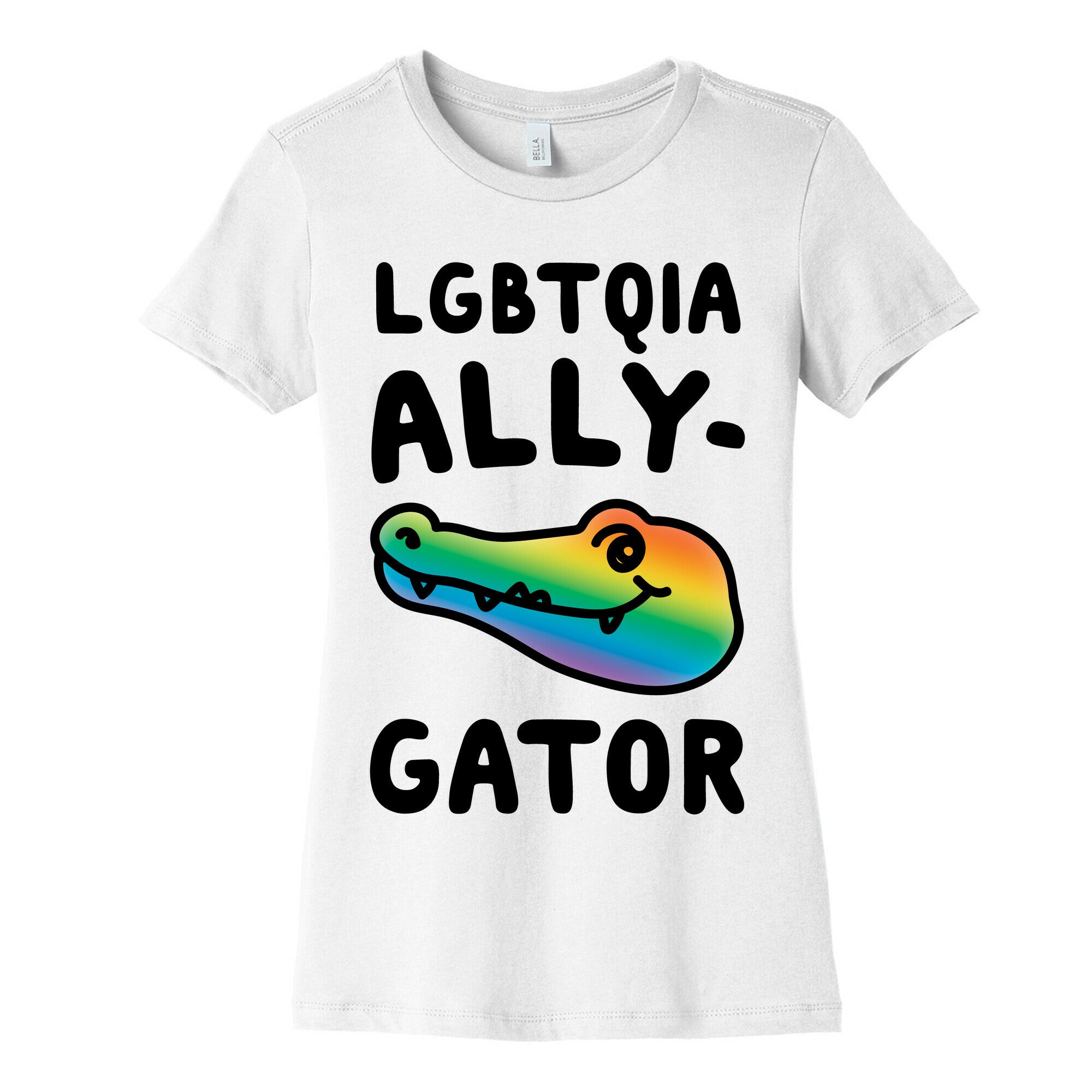 LGBTQIA Ally-Gator  Women's Cotton Tee