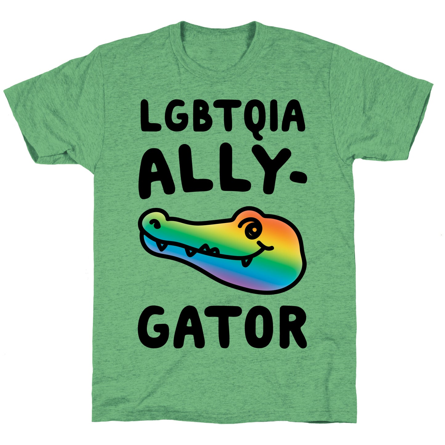 LGBTQIA Ally-Gator  Unisex Triblend Tee