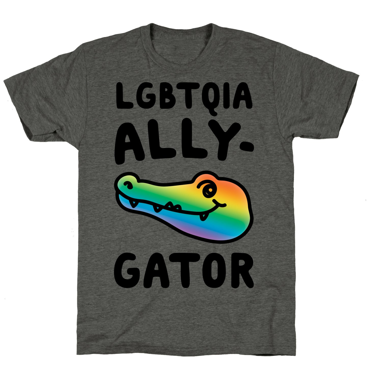 LGBTQIA Ally-Gator  Unisex Triblend Tee