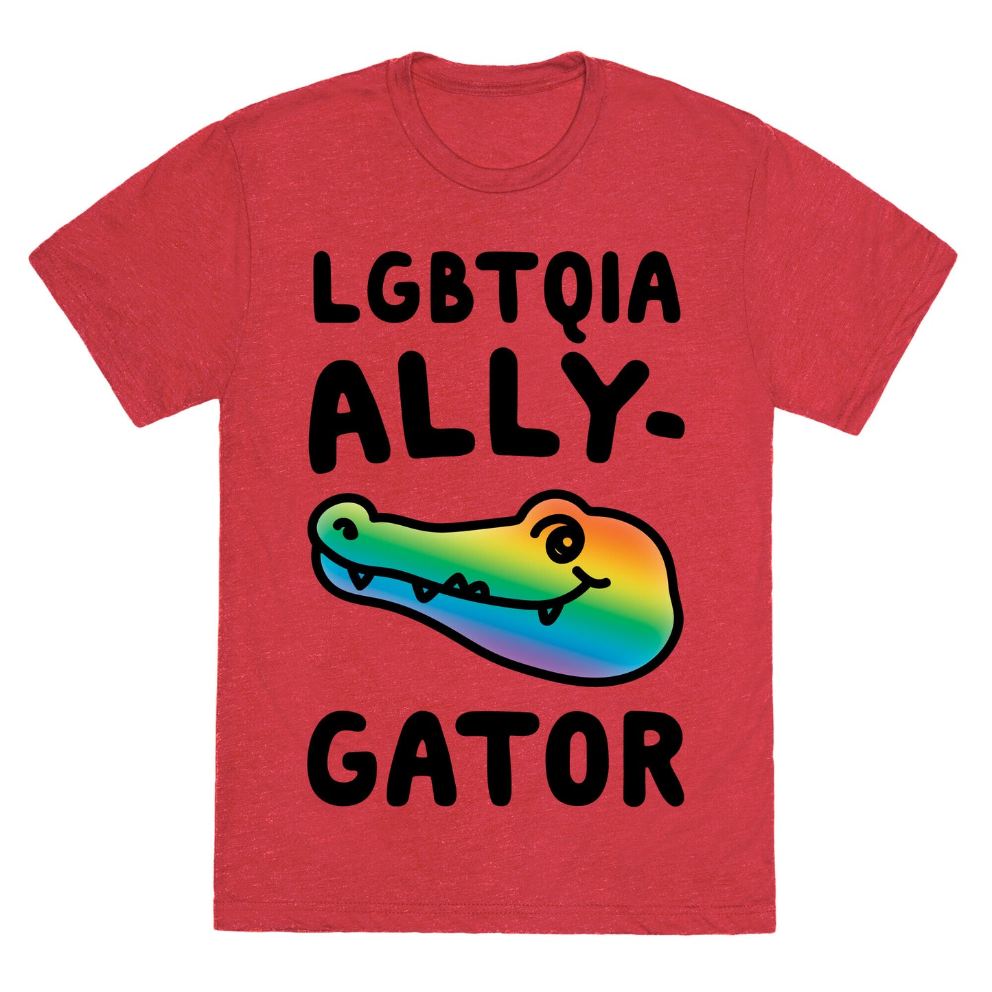 LGBTQIA Ally-Gator  Unisex Triblend Tee