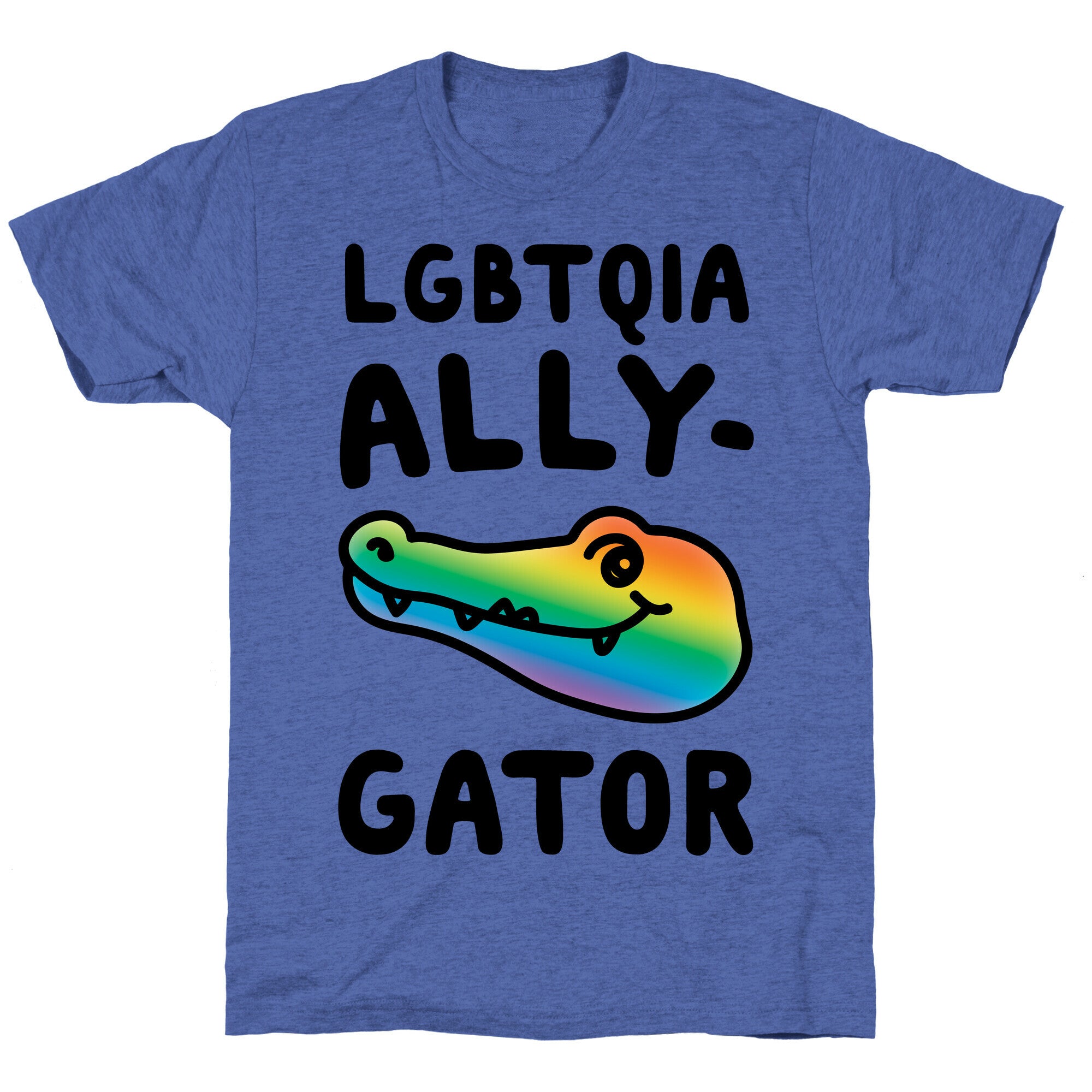 LGBTQIA Ally-Gator  Unisex Triblend Tee