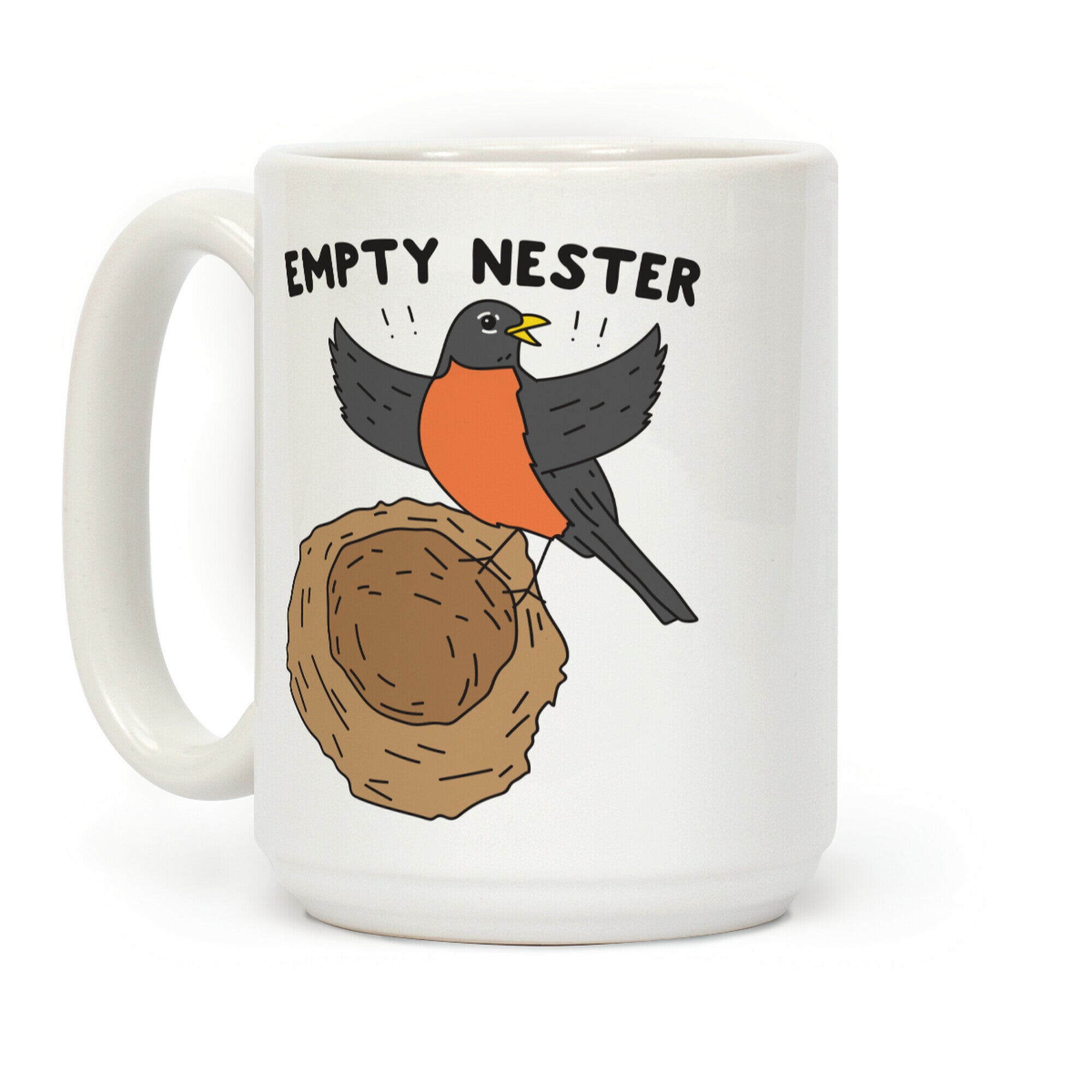 Empty Nester Happy Robin Coffee Mug