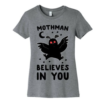 Mothman Believes in You Women's Cotton Tee