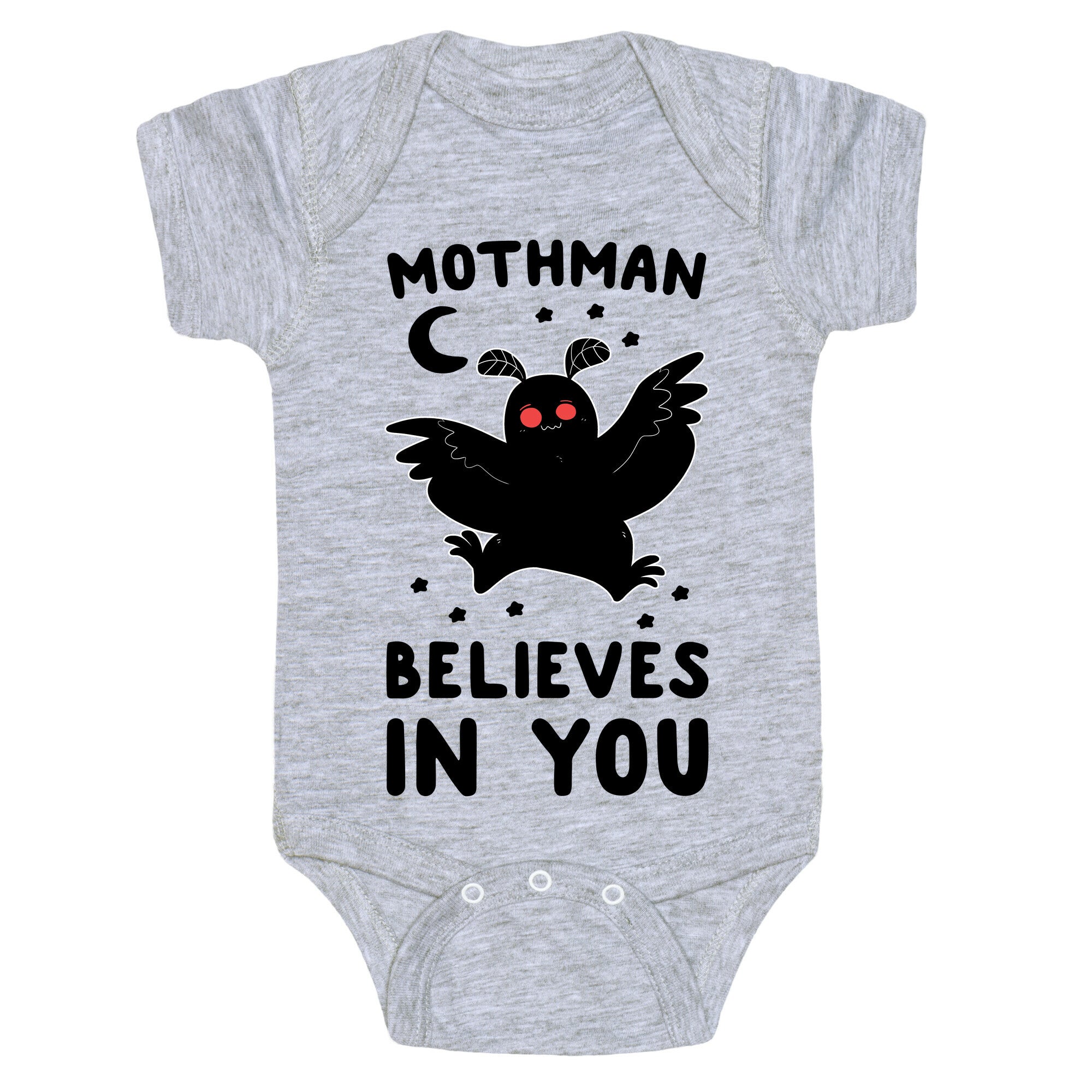 Mothman Believes in You Baby One Piece
