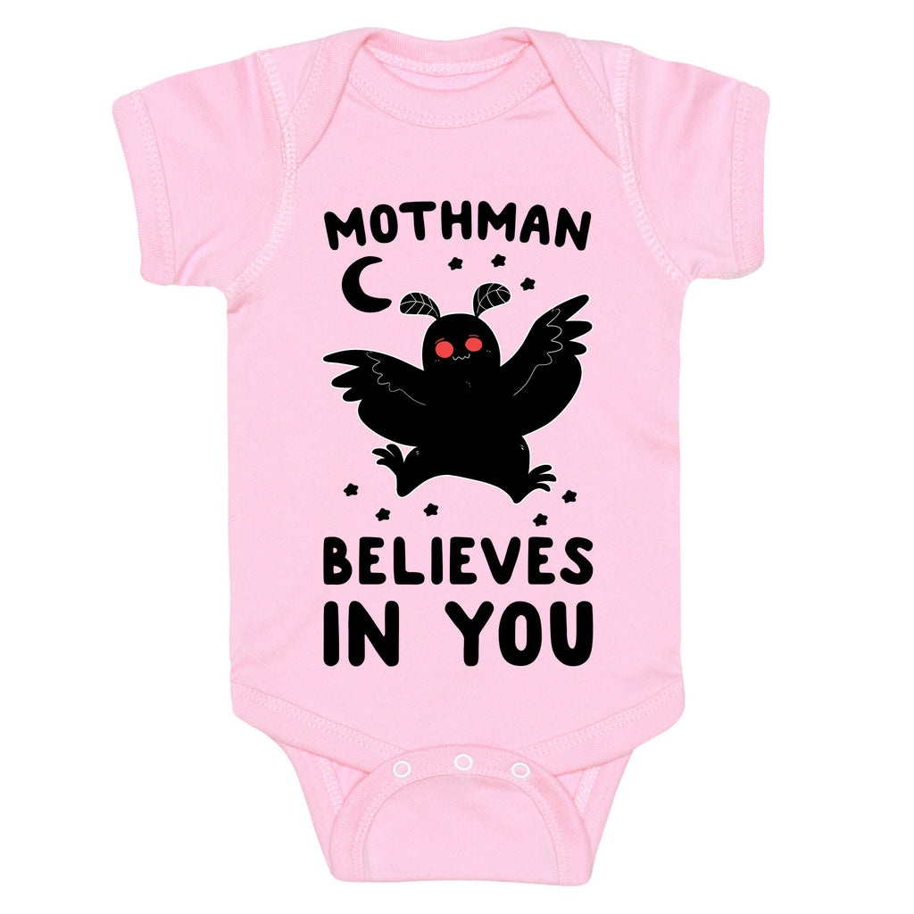 Mothman Believes in You Baby One Piece