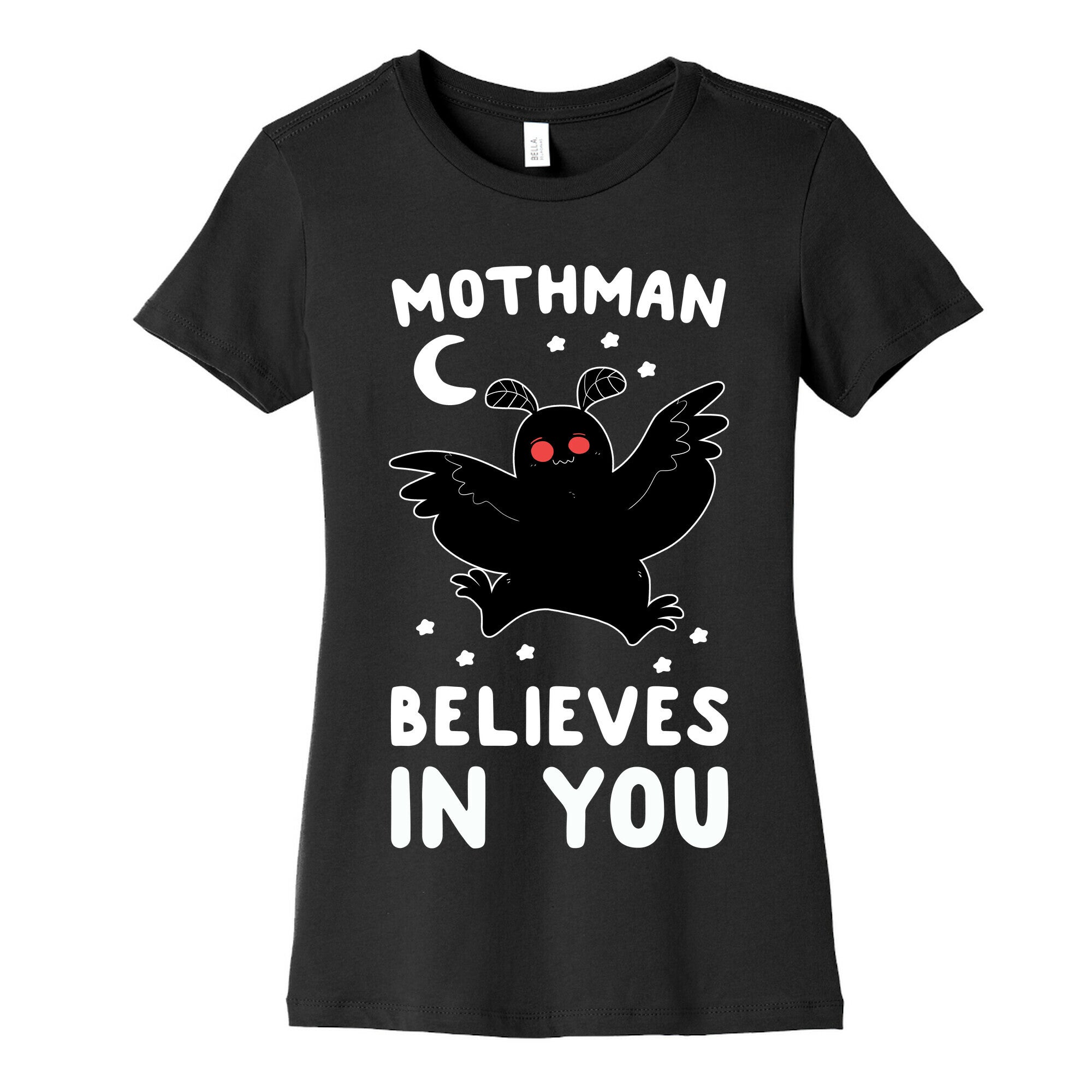 Mothman Believes in You Women's Cotton Tee