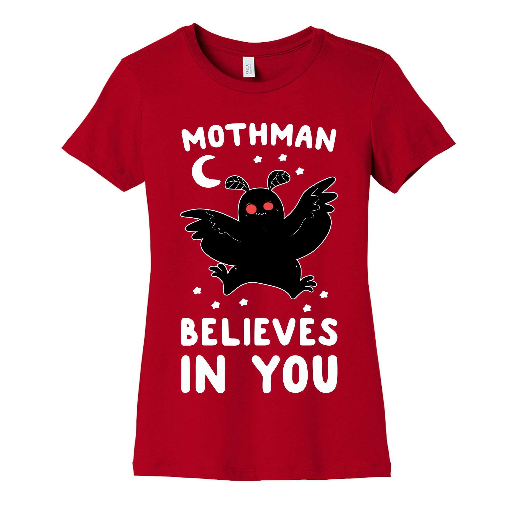 Mothman Believes in You Women's Cotton Tee