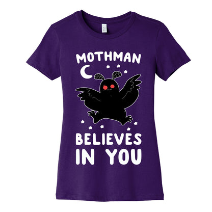 Mothman Believes in You Women's Cotton Tee