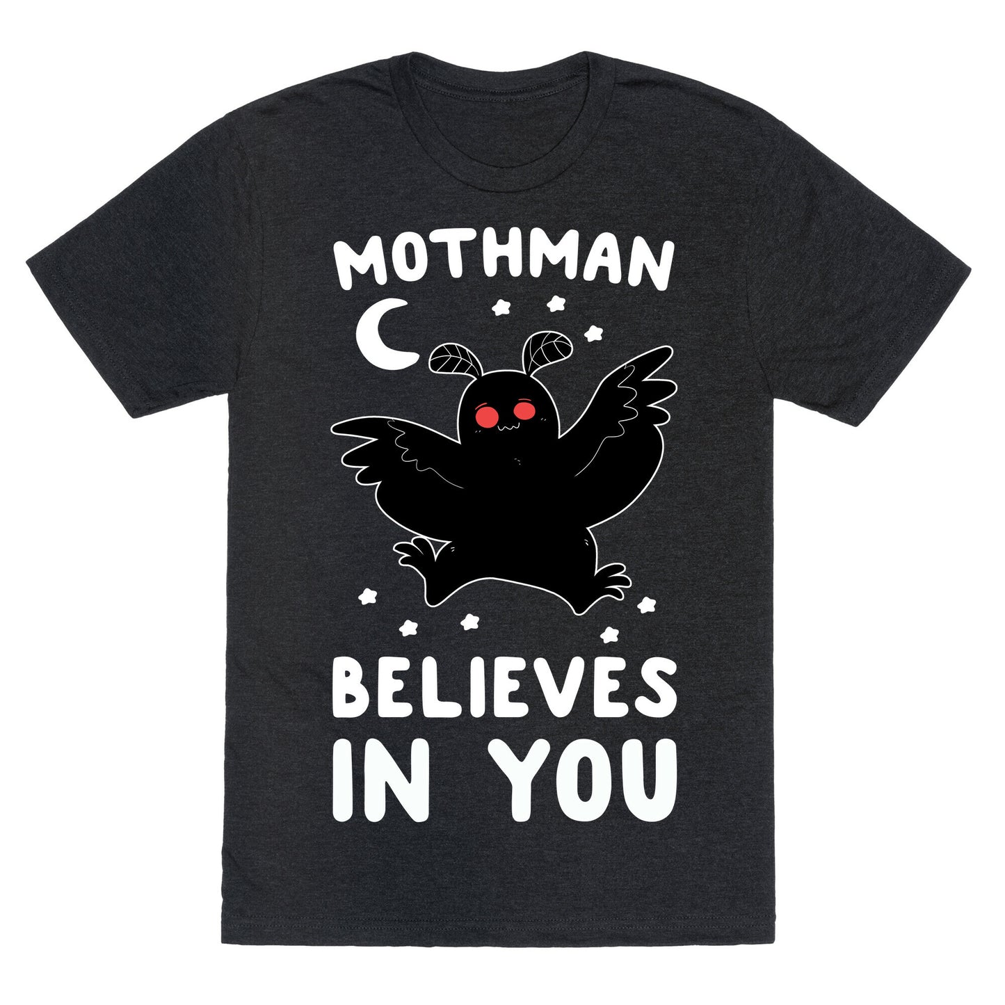 Mothman Believes in You Unisex Triblend Tee