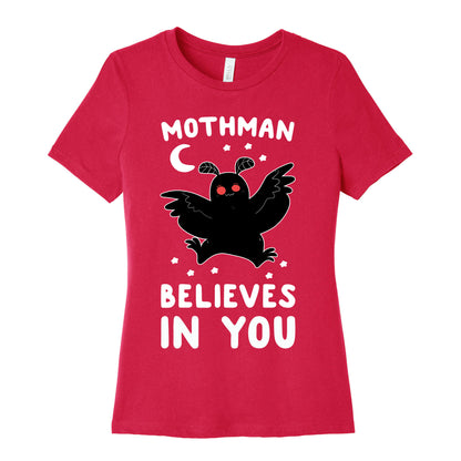 Mothman Believes in You Women's Cotton Tee