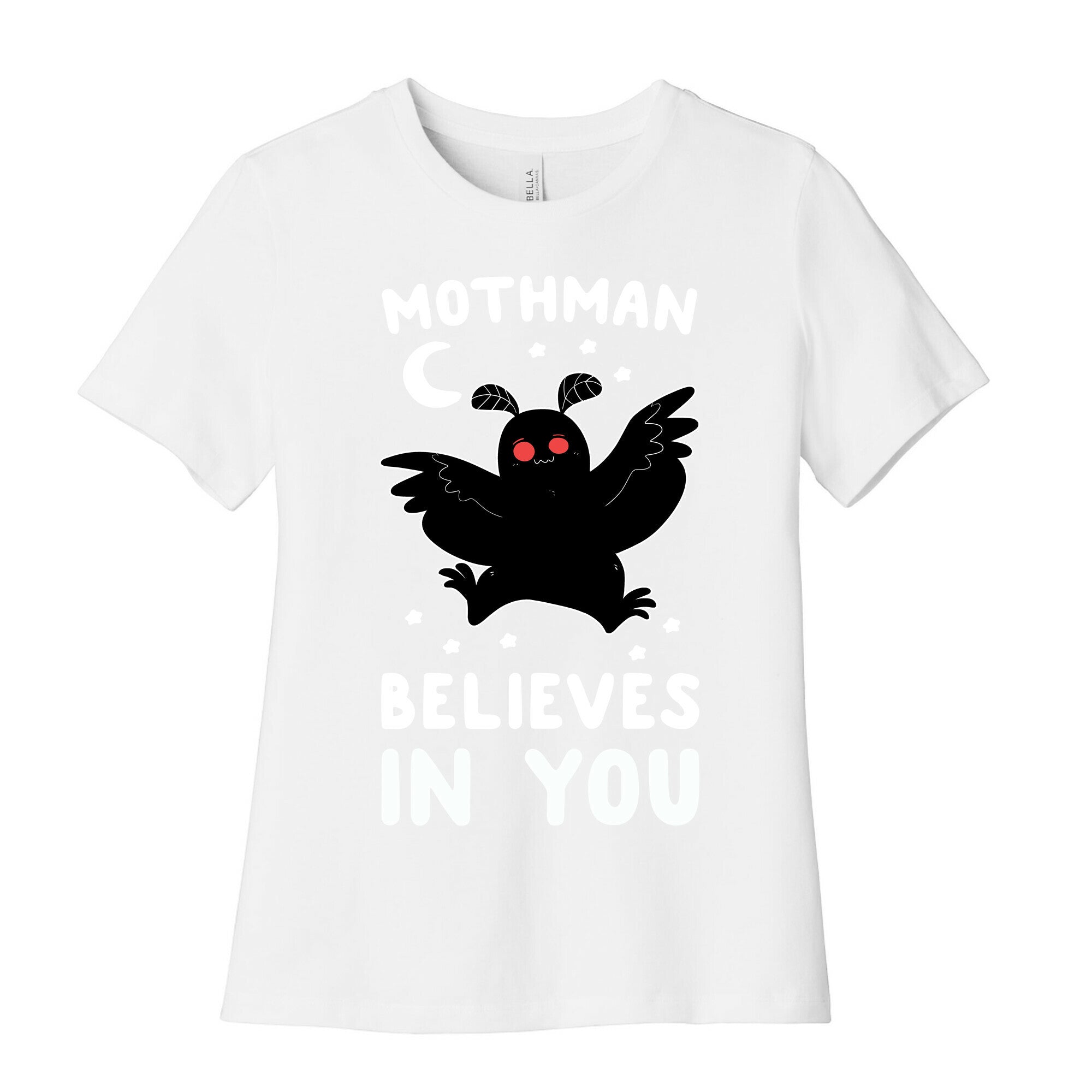 Mothman Believes in You Women's Cotton Tee