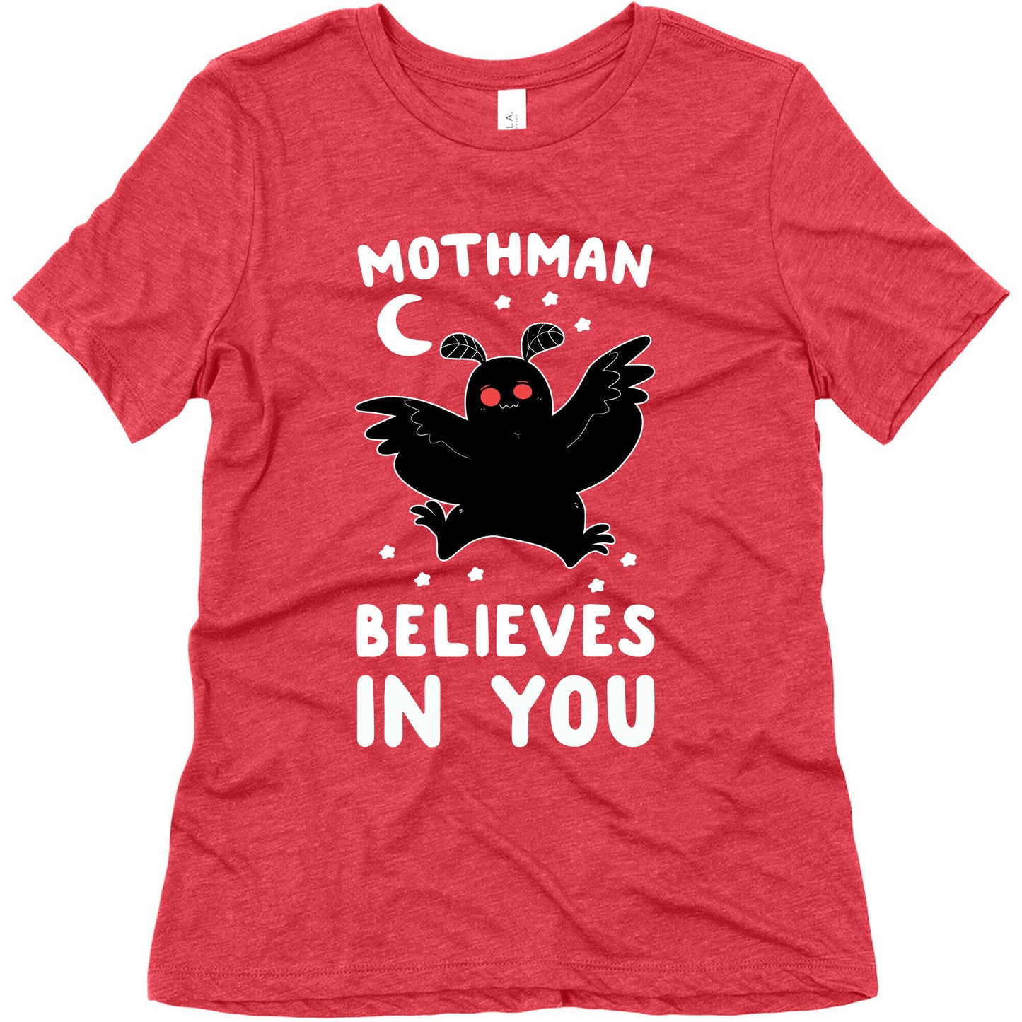 Mothman Believes in You Women's Triblend Tee