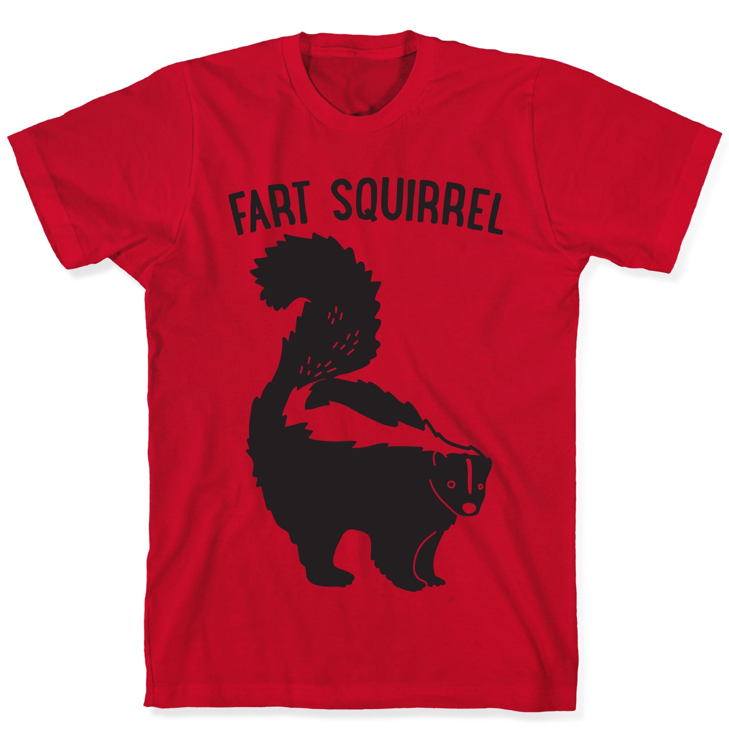 Fart Squirrel Skunk T-Shirt