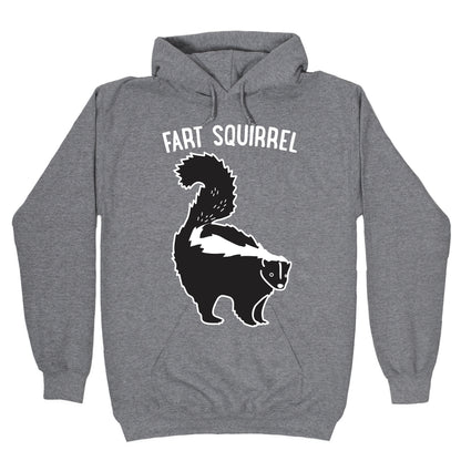 Fart Squirrel Skunk Hoodie