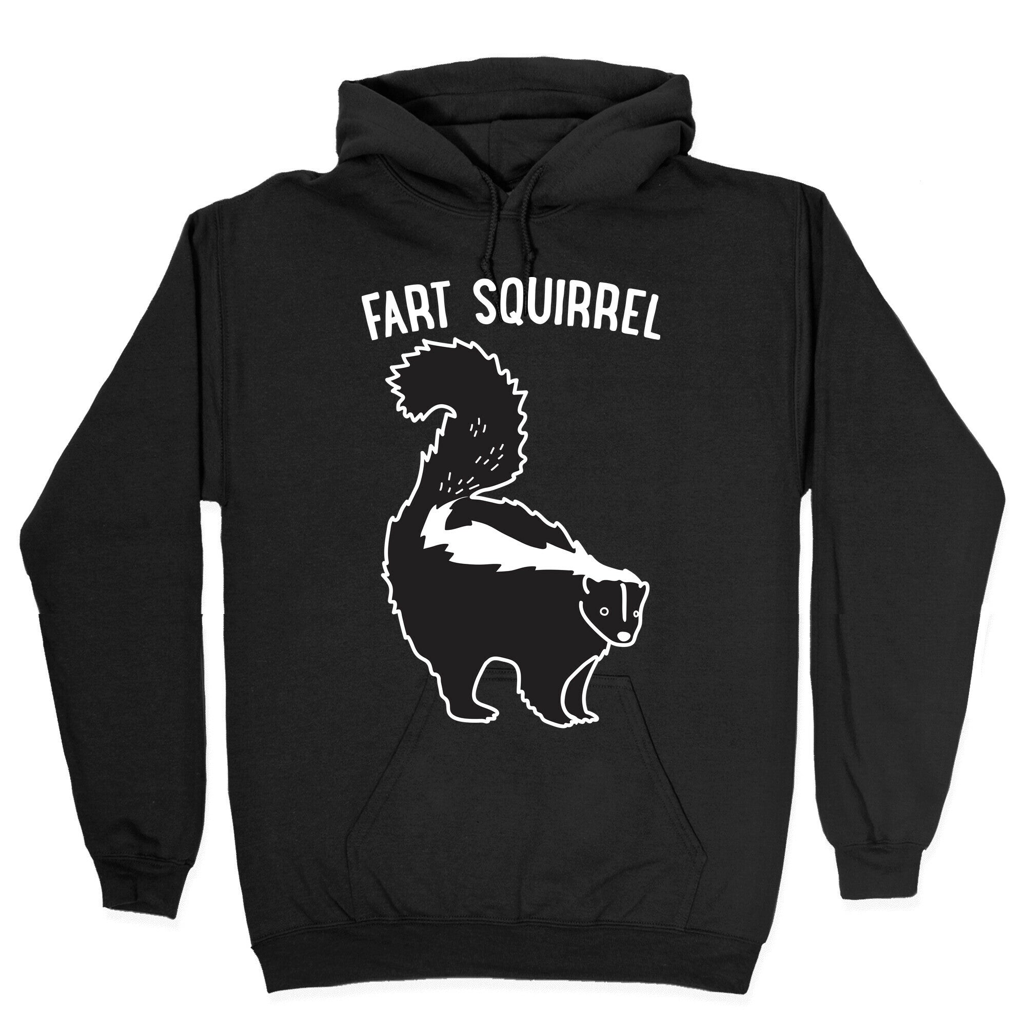 Fart Squirrel Skunk Hoodie