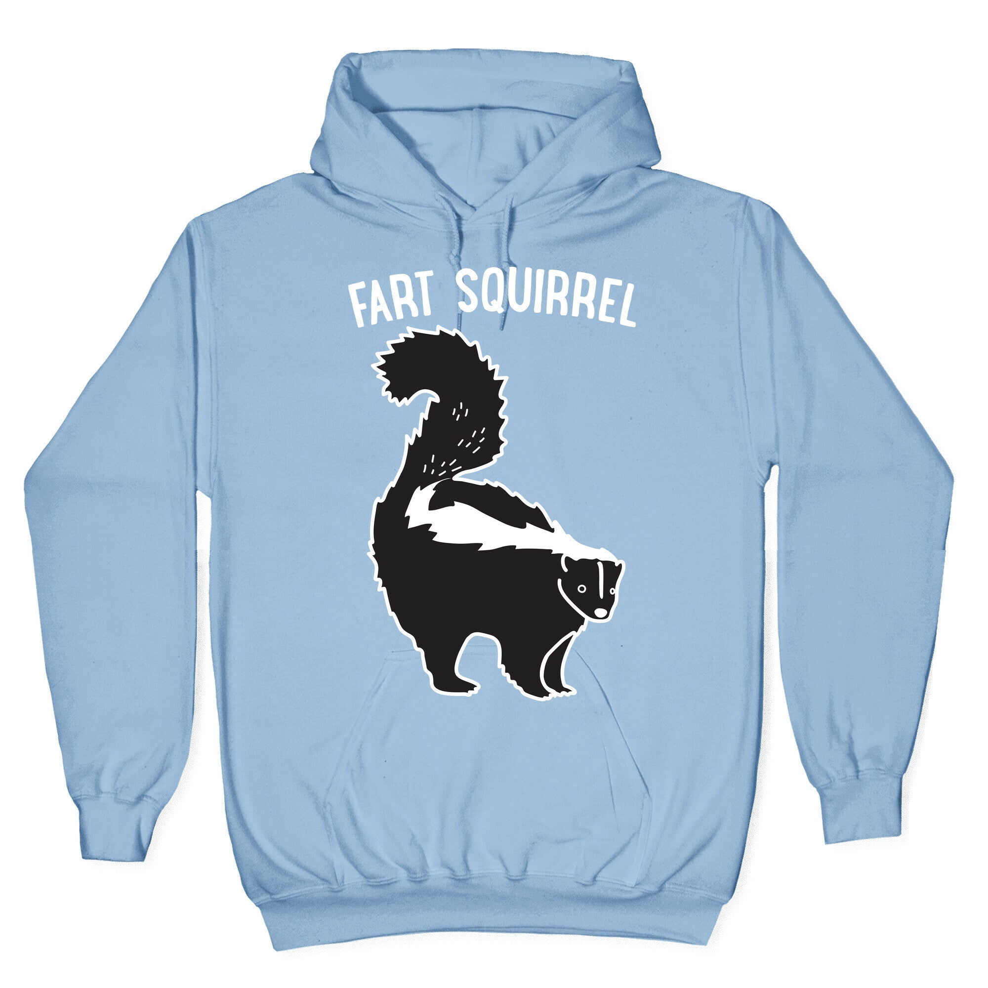 Fart Squirrel Skunk Hoodie