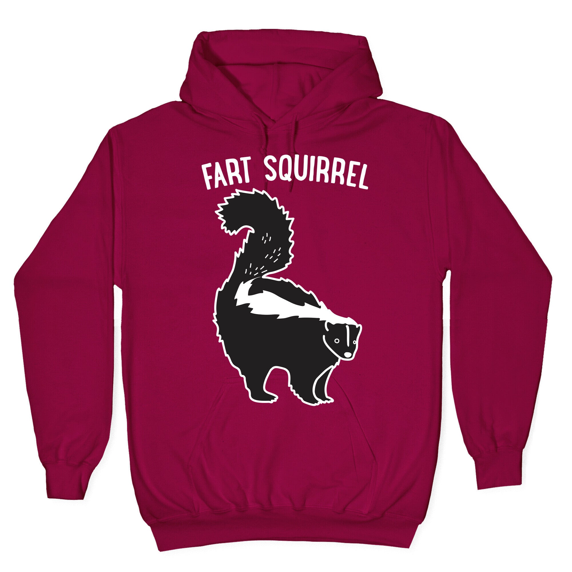Fart Squirrel Skunk Hoodie
