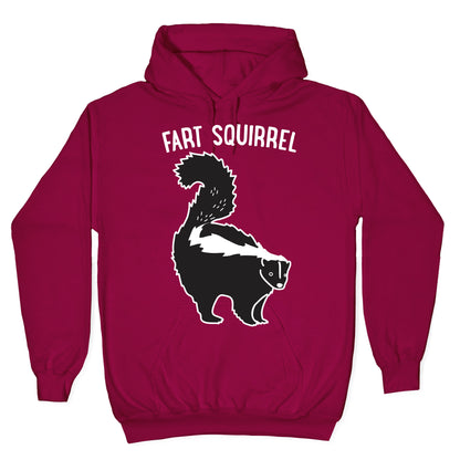 Fart Squirrel Skunk Hoodie