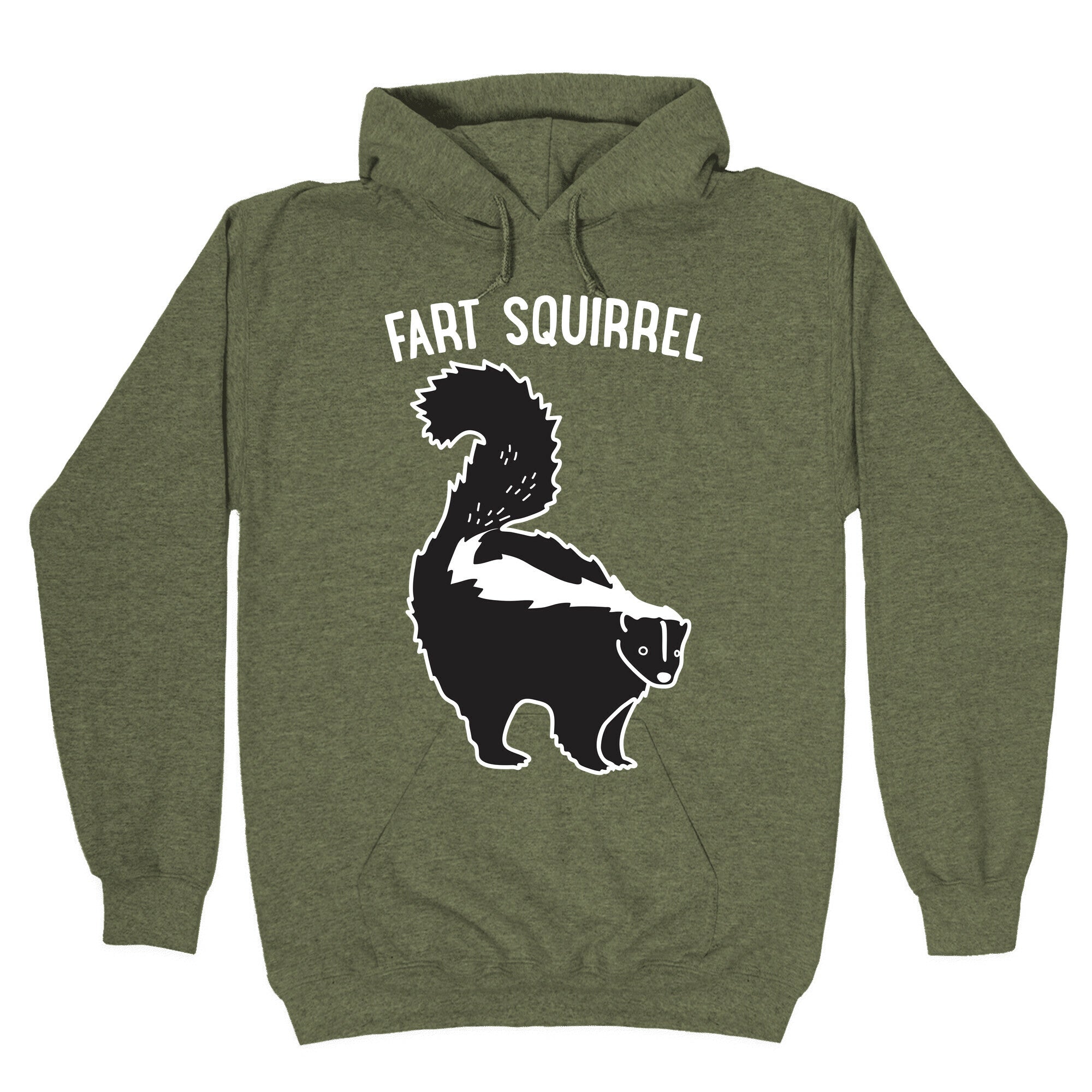 Fart Squirrel Skunk Hoodie