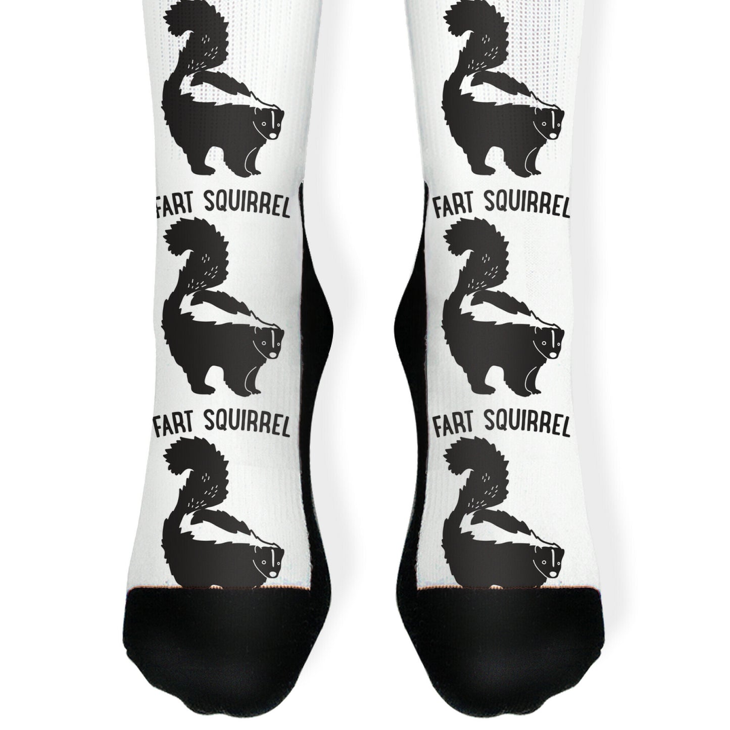 Fart Squirrel Skunk Socks