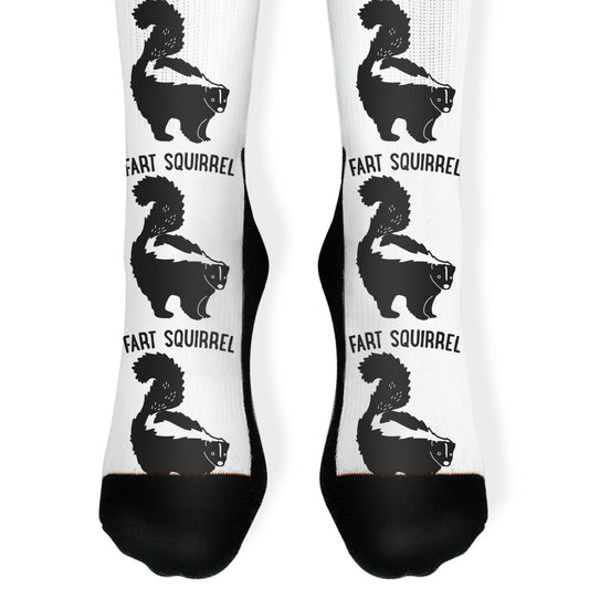 Fart Squirrel Skunk Socks
