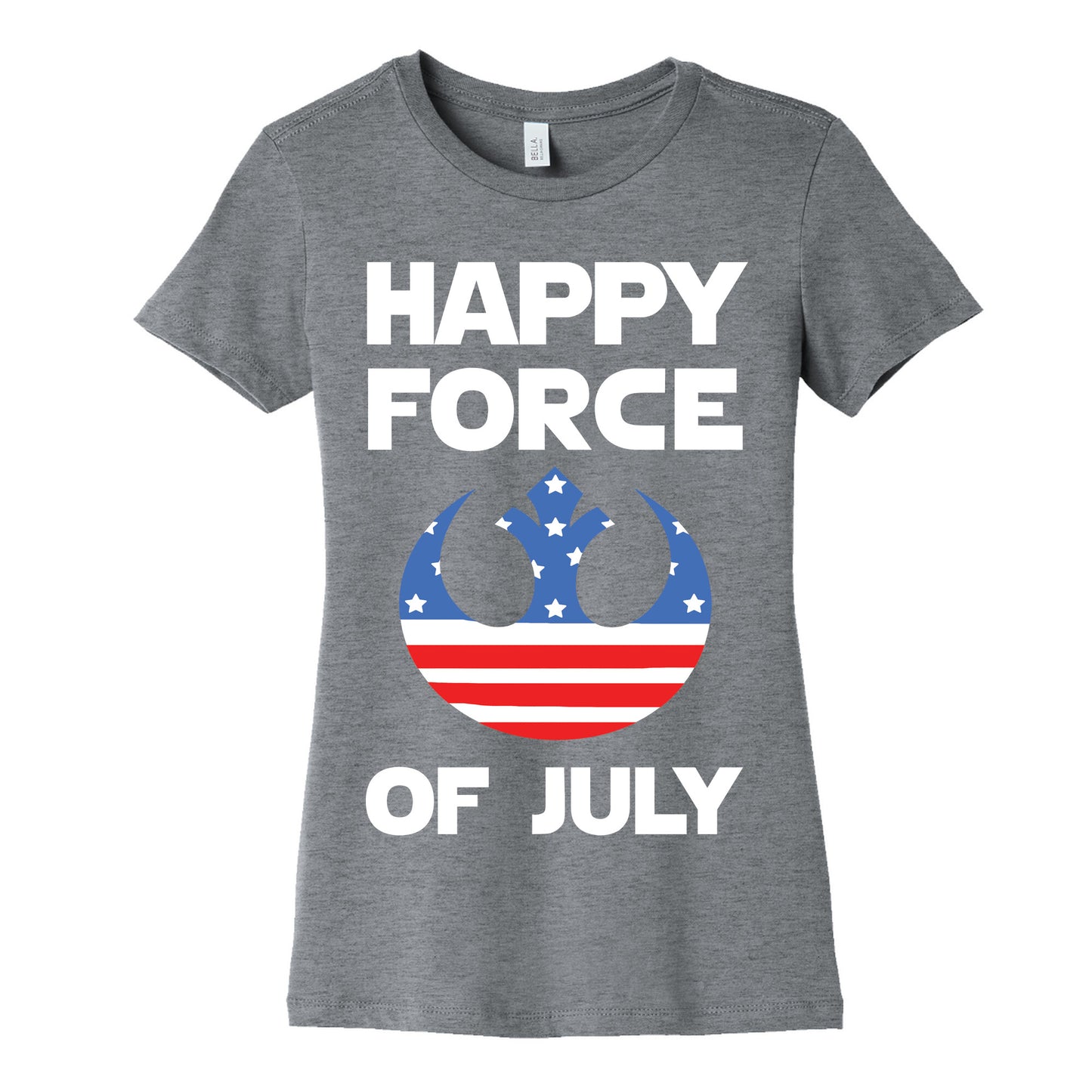 Happy Force Of July Women's Cotton Tee