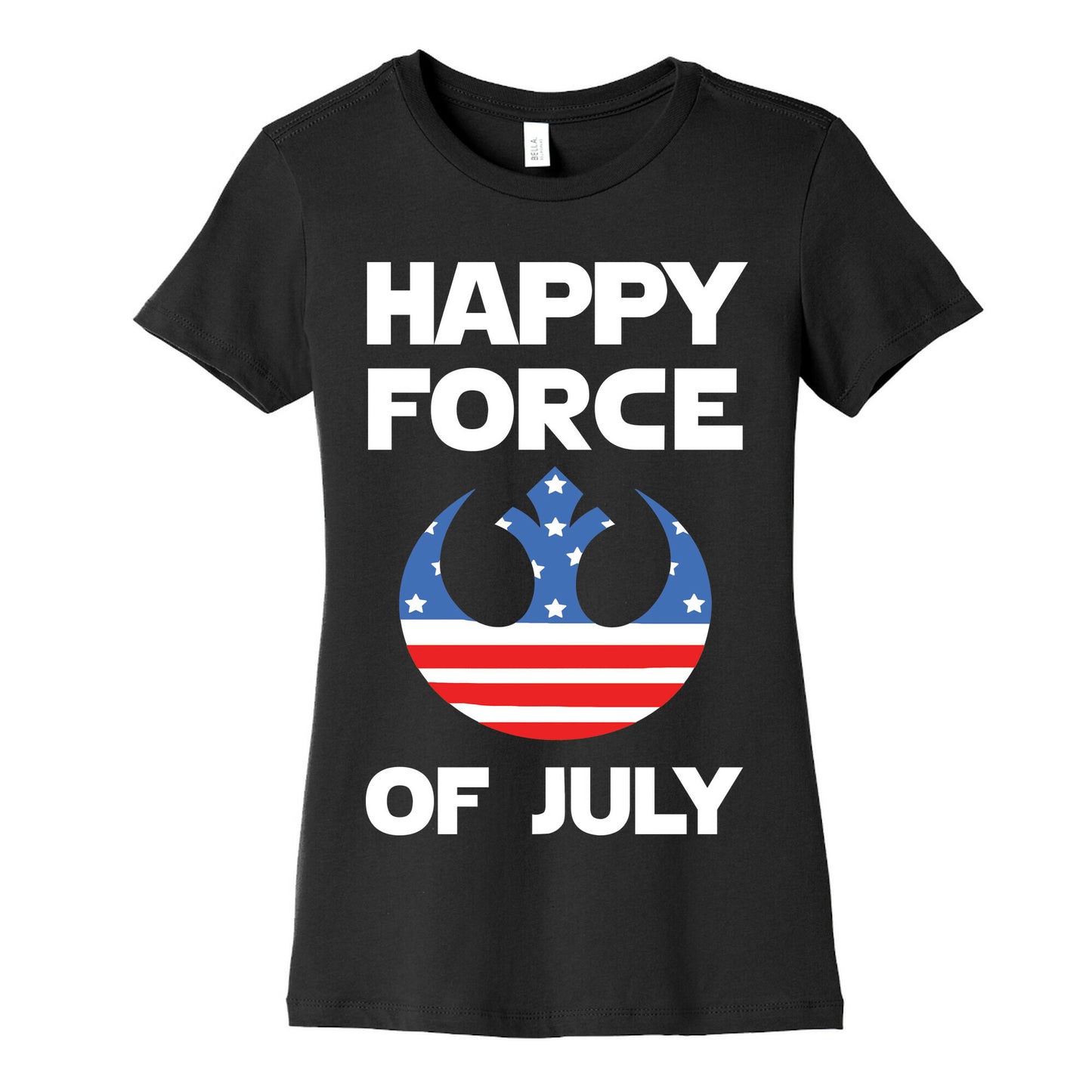 Happy Force Of July Women's Cotton Tee