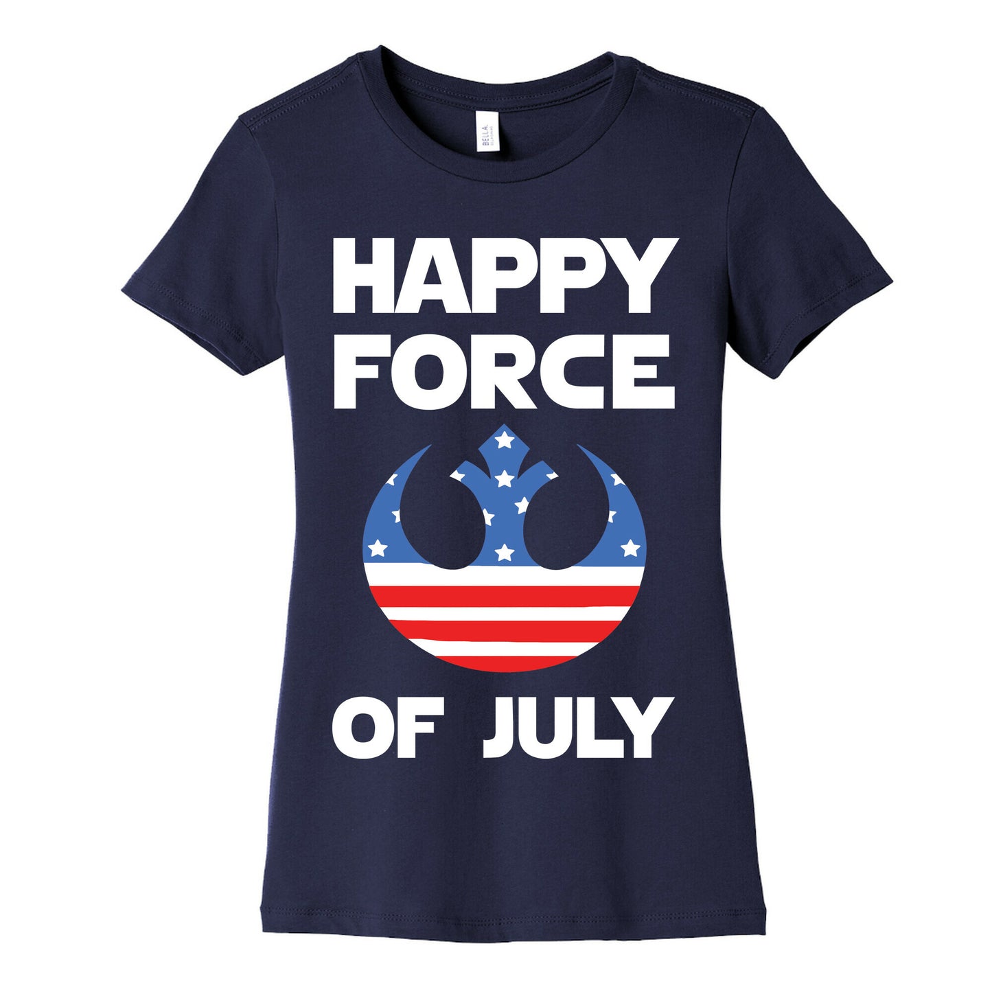 Happy Force Of July Women's Cotton Tee