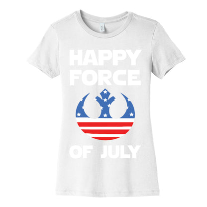 Happy Force Of July Women's Cotton Tee