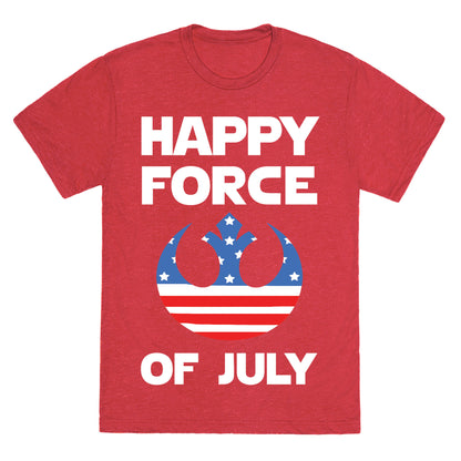 Happy Force Of July Unisex Triblend Tee