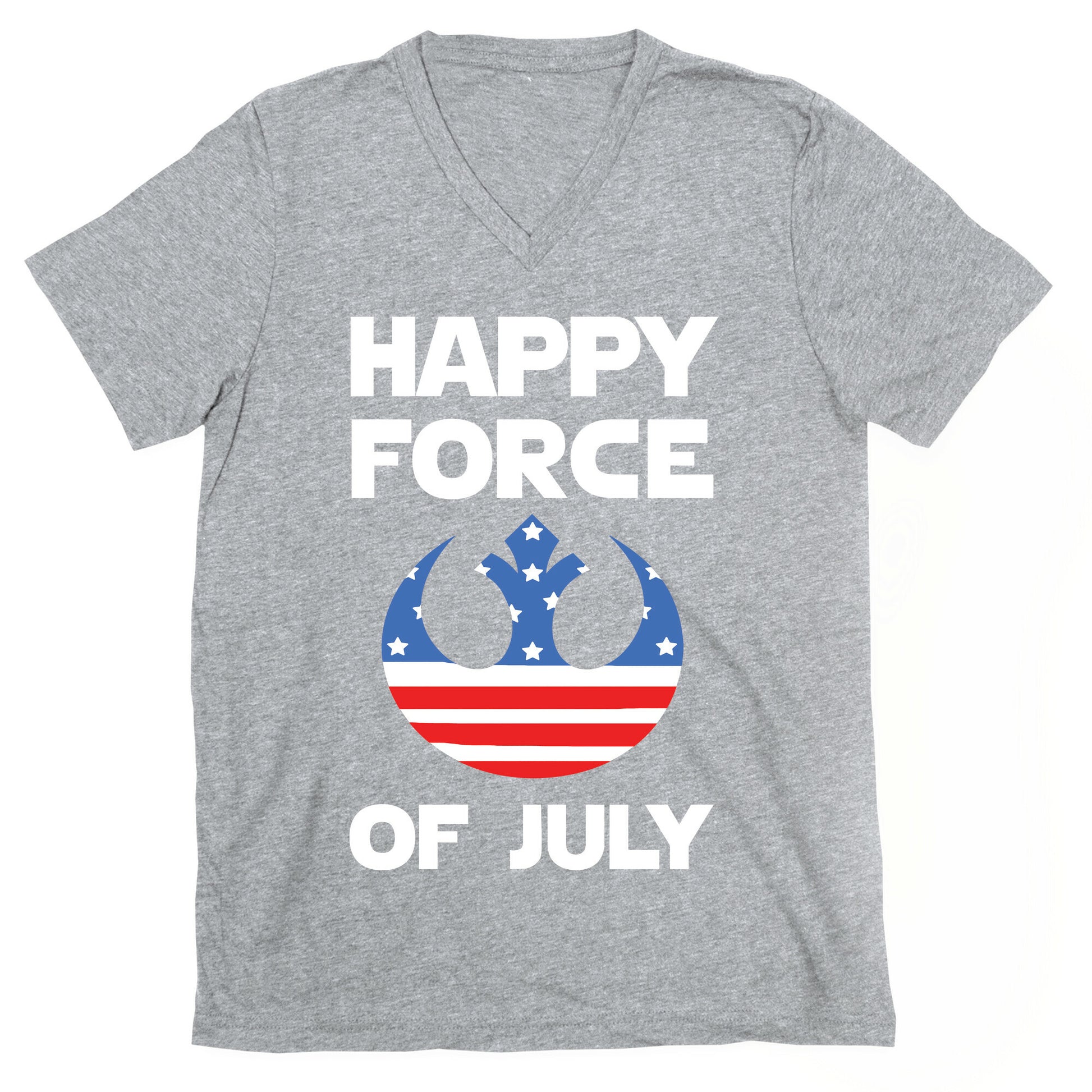 Happy Force Of July V-Neck