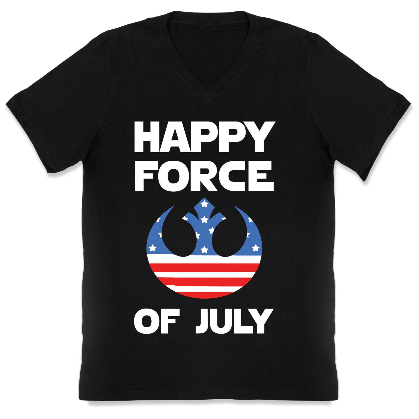 Happy Force Of July V-Neck