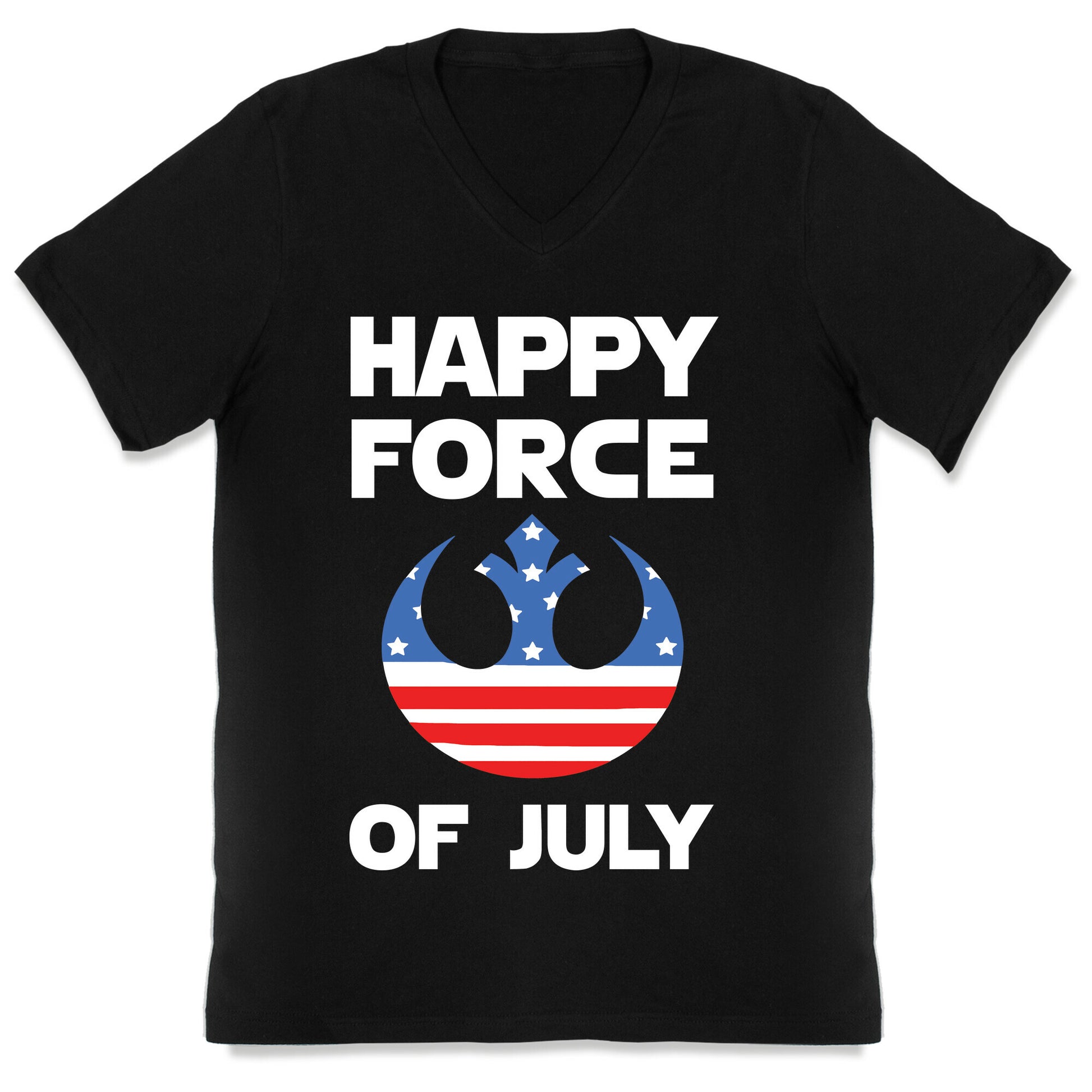 Happy Force Of July V-Neck