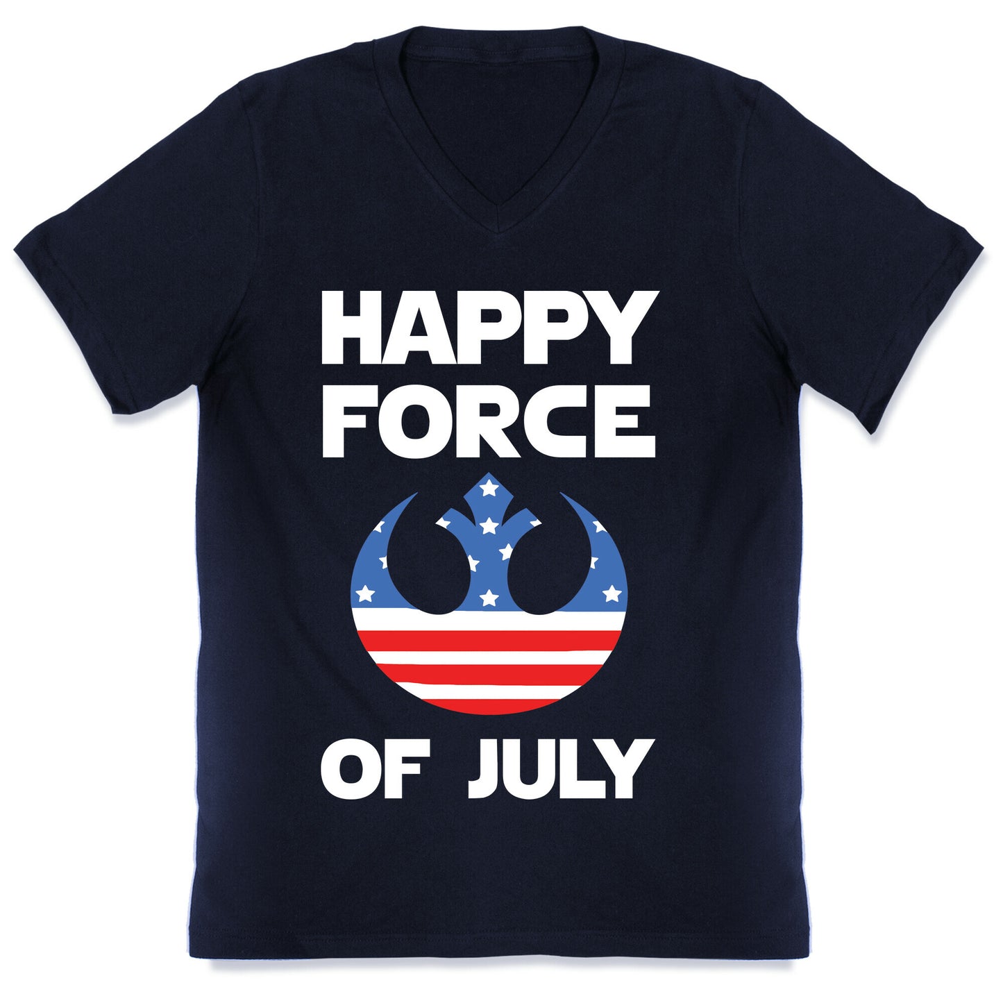 Happy Force Of July V-Neck
