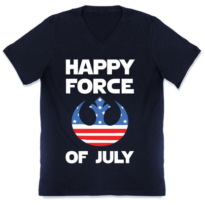 Happy Force Of July V-Neck
