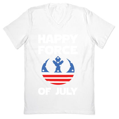 Happy Force Of July V-Neck
