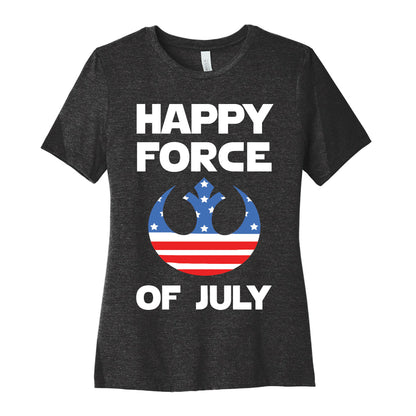 Happy Force Of July Women's Cotton Tee