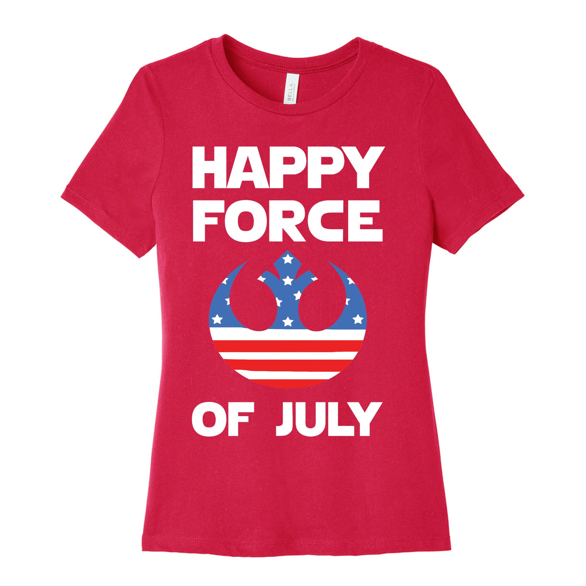 Happy Force Of July Women's Cotton Tee