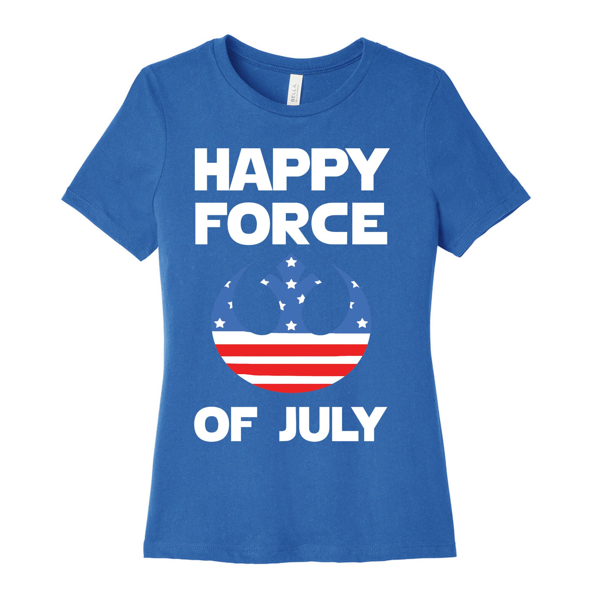 Happy Force Of July Women's Cotton Tee
