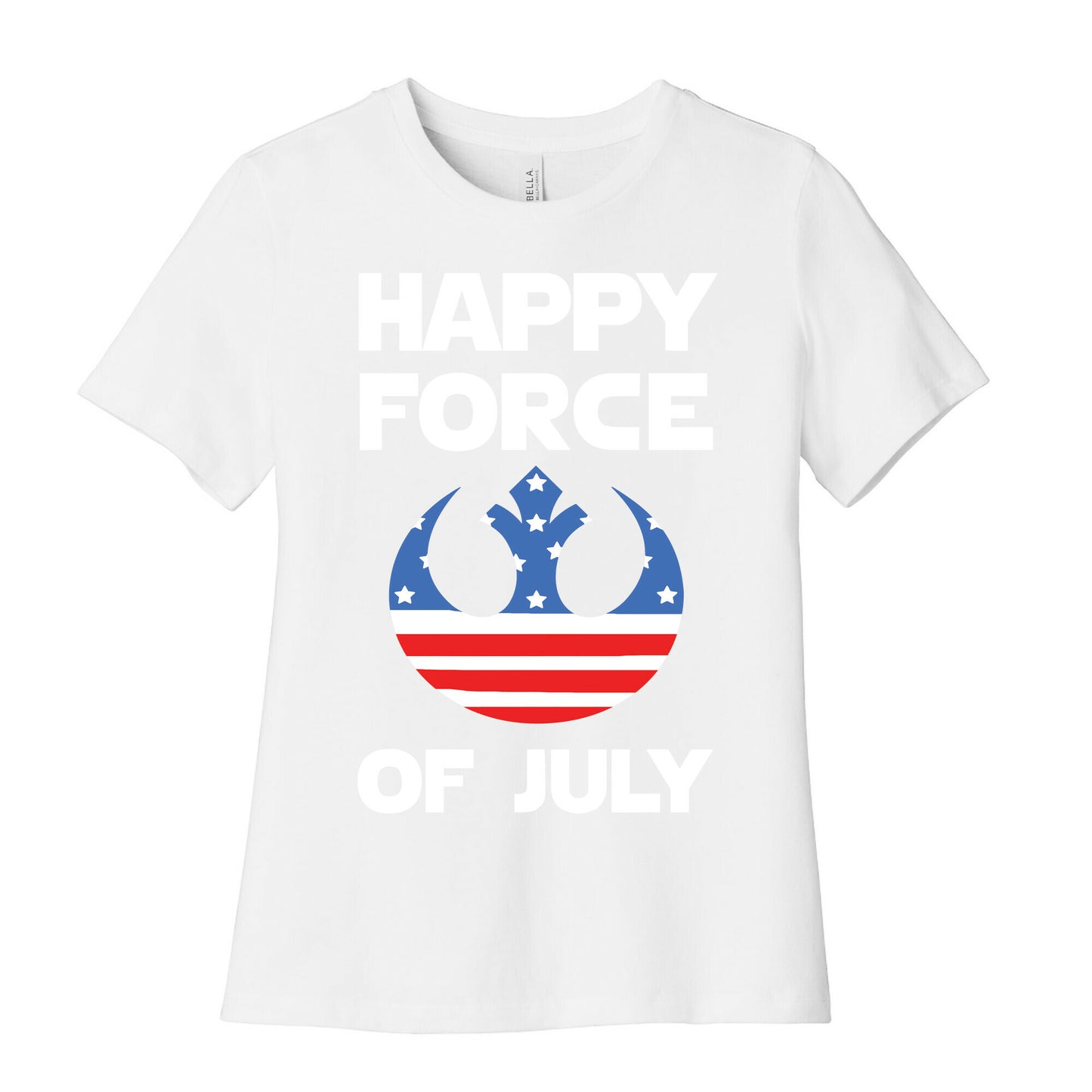 Happy Force Of July Women's Cotton Tee