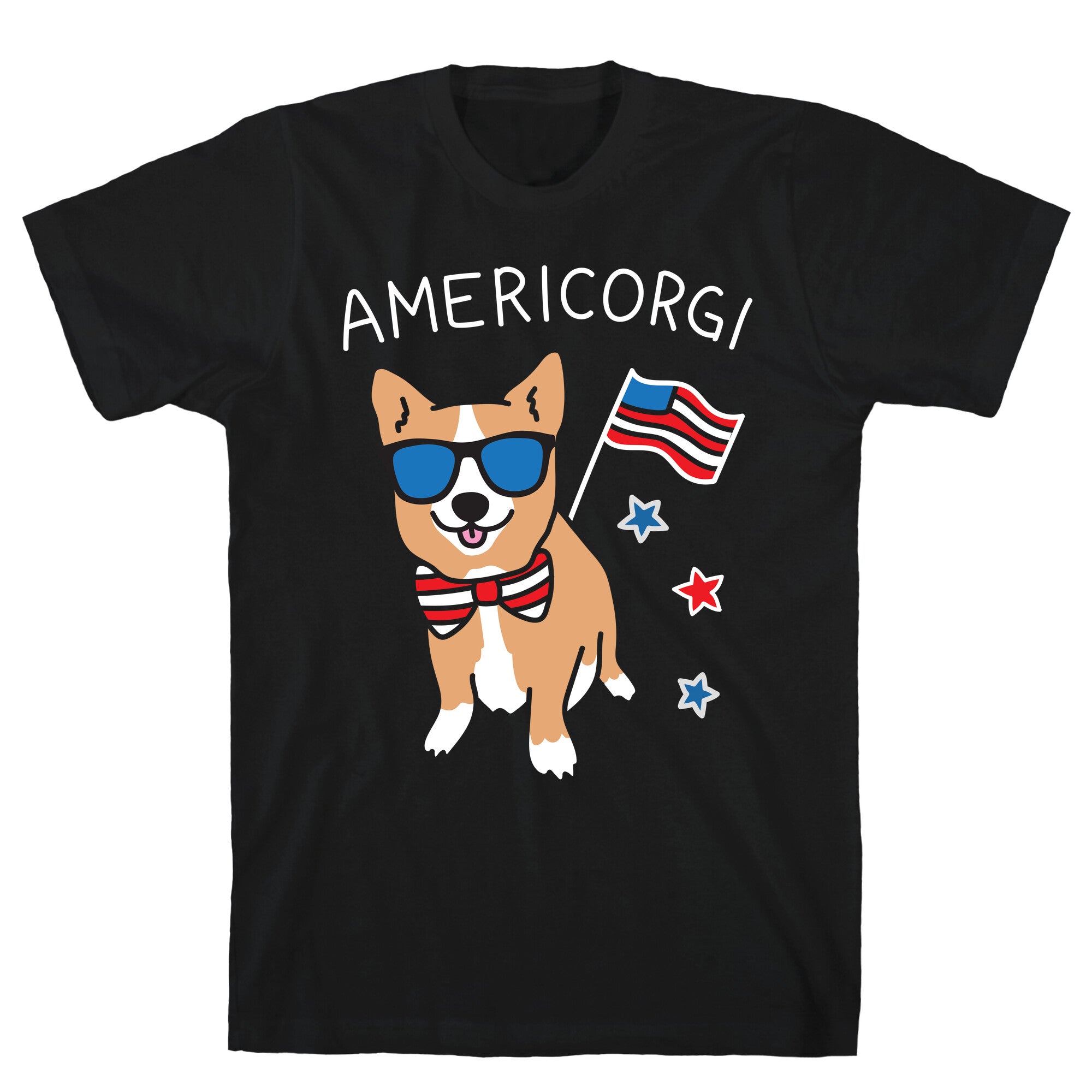 AmeriCorgi Patriotic Corgi T-Shirt