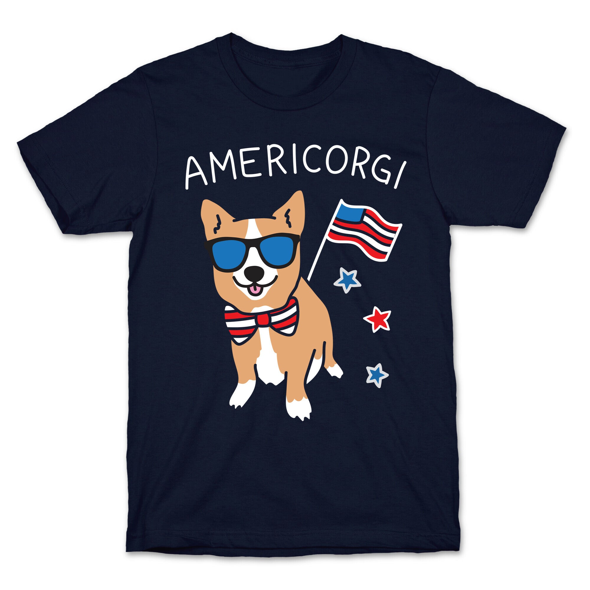 AmeriCorgi Patriotic Corgi T-Shirt